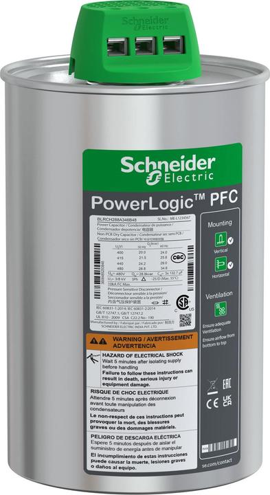 Schneider Electric Schneider VarplusCan BLRCH288A346B48HDuty-Kondensator 28