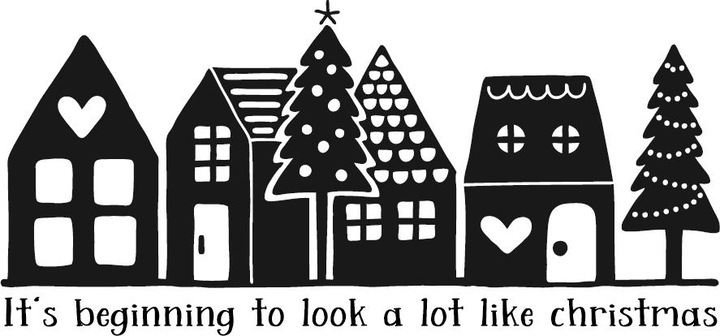 Produktbild Butterer Stempel "Little town"
