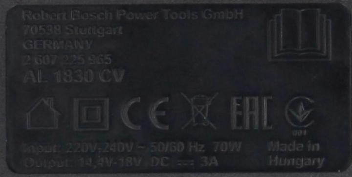 Image du produit Bosch Home & Garden Ladegerät AL 1830 CV (14.4 V)