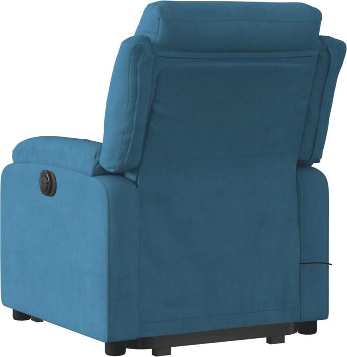 Image du produit vidaXL Fauteuil de massage releveur électrique Fauteuil de relaxation bleu velours