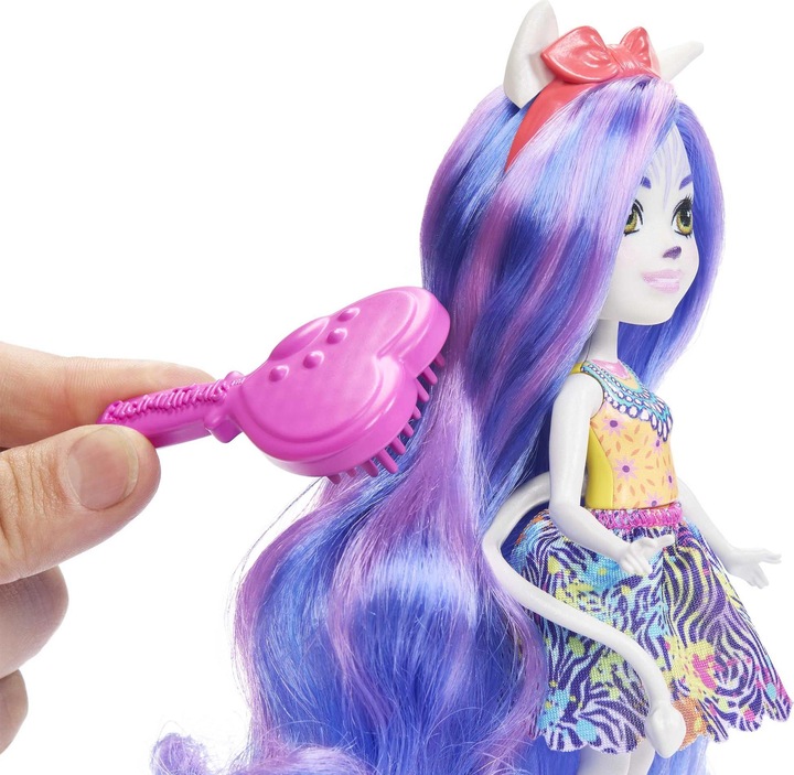 Actual product image Enchantimals Zebra Deluxe Doll