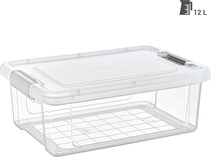 Storage Solutions Vorratsbox, 12 l, transparent (12 l)