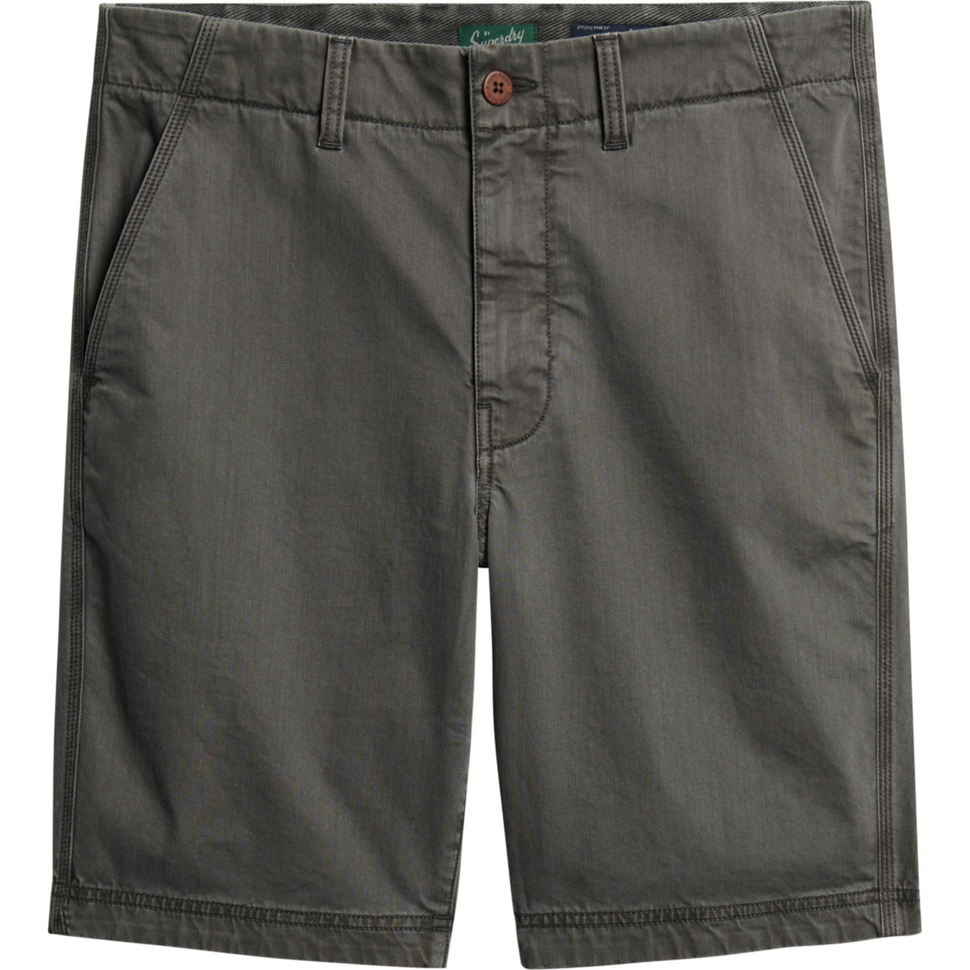 Thumbnail - Superdry, Herren, Shorts, Vintage International Short, Grau, (36)