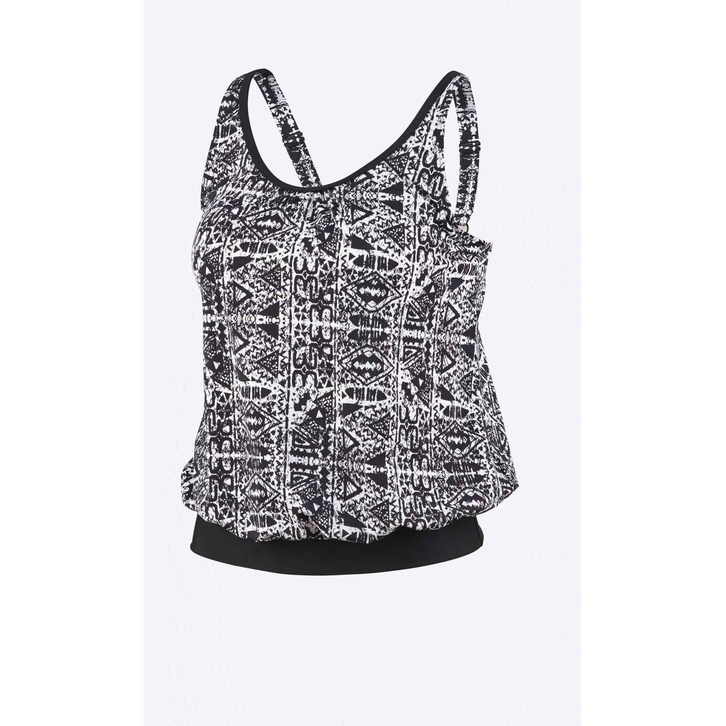 Thumbnail - Beco, Damen, Bikini, Beermann GmbH Tankini-Top, D-Cup Standard weiss/schwarz 40, Weiss, Schwarz, (40)