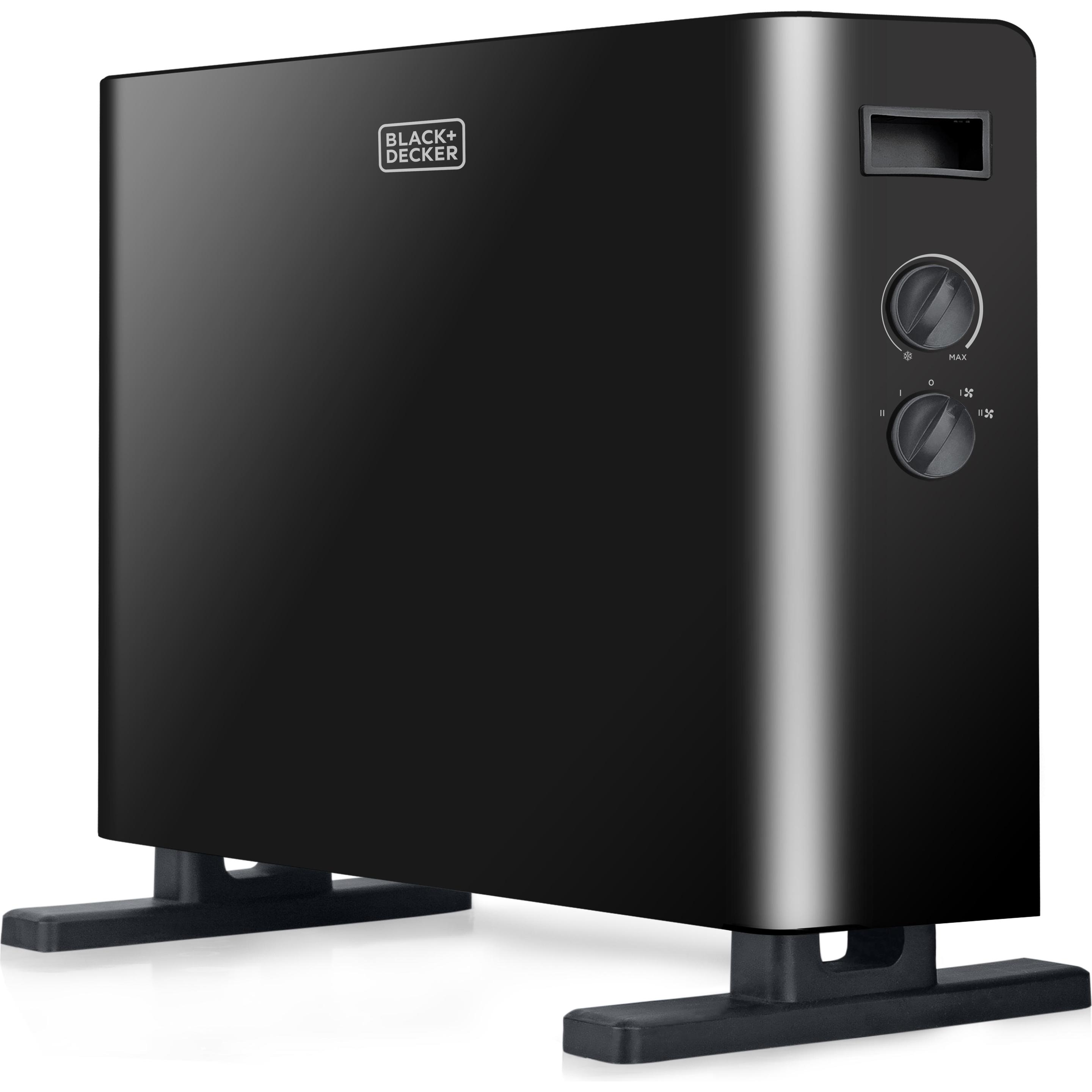 Black & Decker BXCSH2000E Elektrische Raumheizung Indoor Elektrischer Konvektor-Raumheizer, Heizkörper, Schwarz