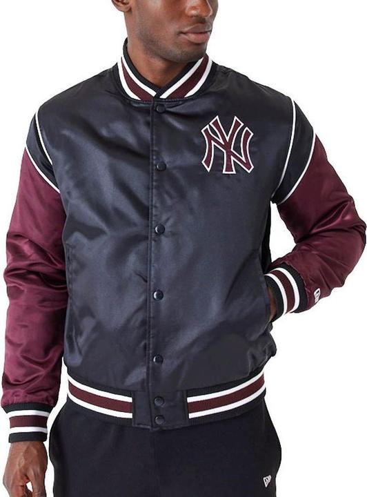 Actual product image New Era Varsity College Jacket - SATIN New York Yankees - L (L)
