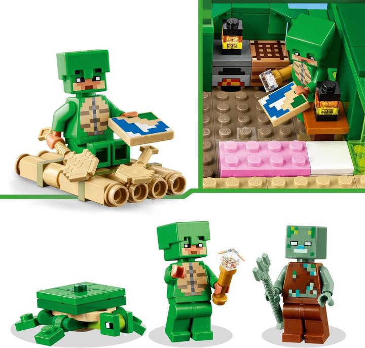 Immagine prodotto LEGO 21254 La casa sulla spiaggia della tartaruga (21254, LEGO Minecraft)