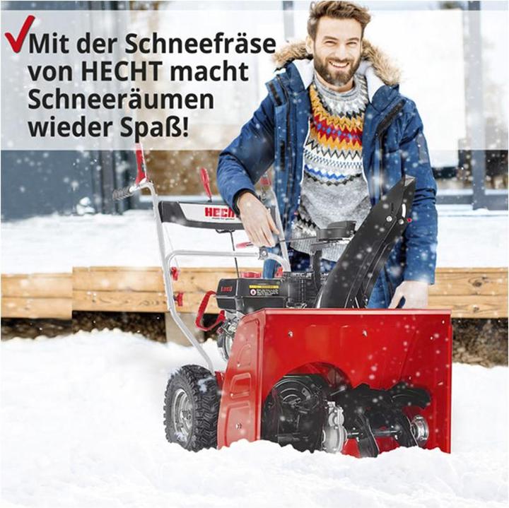 Actual product image Hecht 9661 Snow blower petrol (61 cm)