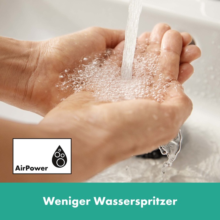Image du produit hansgrohe HG Mitigeur monocommandé pour lavabo Rebris E 80 CoolStart m ZAG noir mat