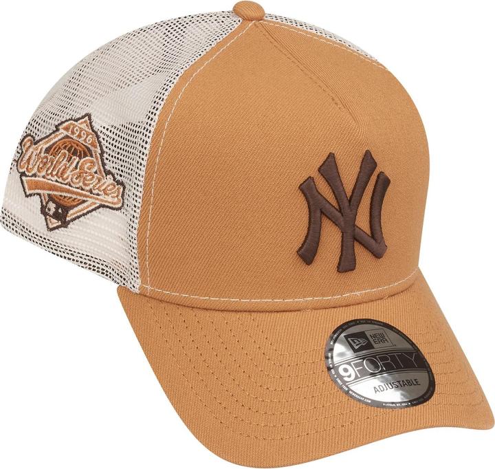 Actual product image New Era 9Forty A-Frame Trucker Cap - New York Yankees Bronze