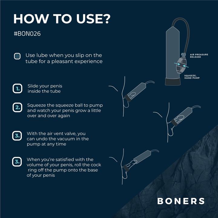 Actual product image Boners Penispumpe