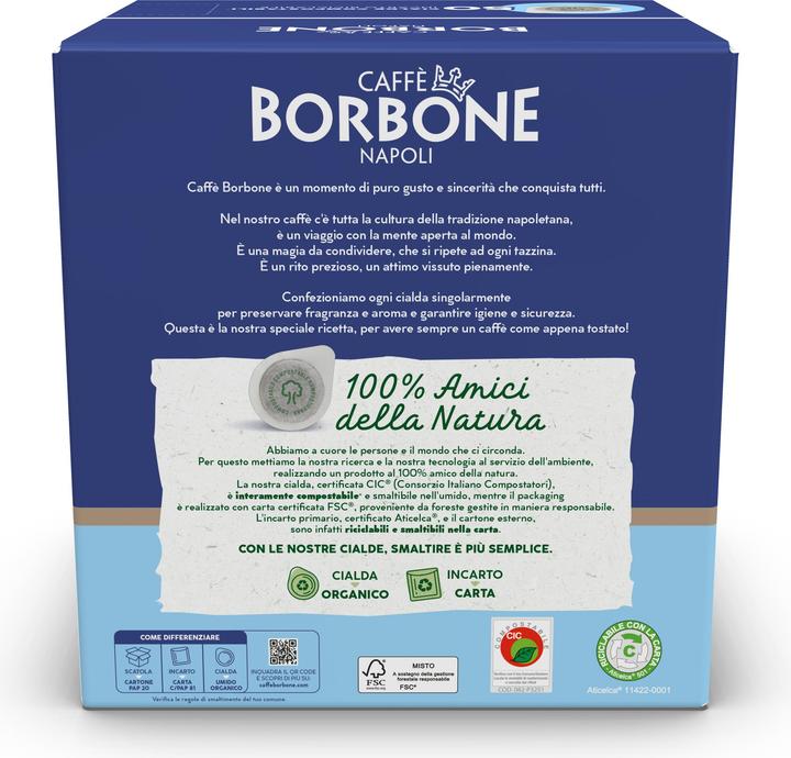Immagine prodotto Caffè Borbone Nobile Pods (50 x Porta.)