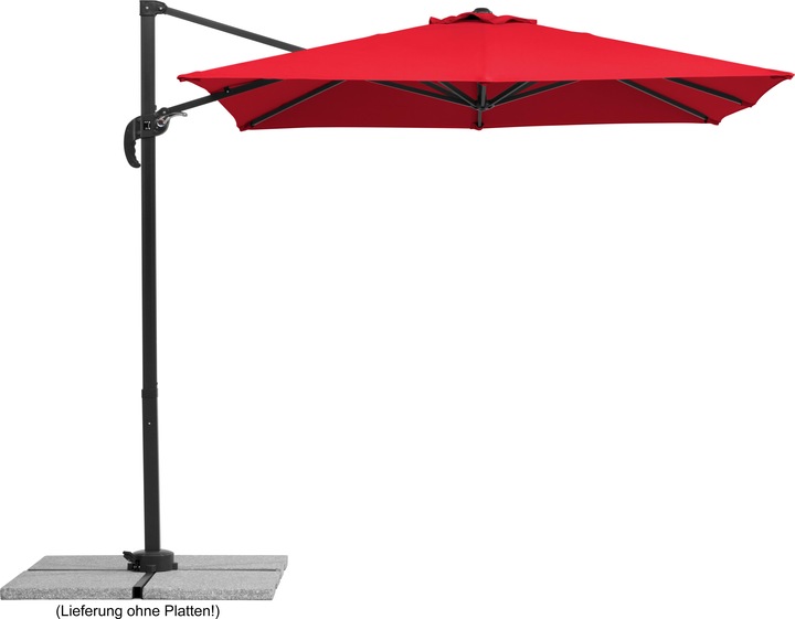 Produktbild Schneider Schirme Ampelschirm Schneider Rhodos Junior 230 x 230 cm rot (2.30 m)