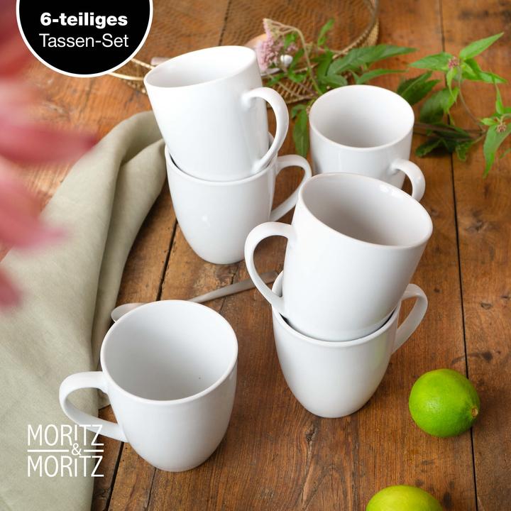 Immagine prodotto Moritz & Moritz Set di tazze da caffè Basic 6 - pezzi (350 ml, 6x)