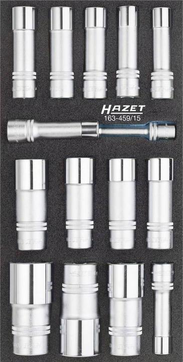 Image du produit HAZET Jeu de clés à douilles 163-459/15 ∙ Carré creux 12,5 mm (1/2 pouce) ∙ Profil Traction à 6 pan… (32 mm, 19 mm, 12 mm, 24 mm, 14 mm, 22 mm, 16 mm, 23 mm, 10 mm, 21 mm, 18 mm, 27 mm, 31 mm, 17 mm, 11 mm, 15 mm, 26 mm, 30 mm, 28 mm, 29 mm, 13 mm, 20 mm, 25 mm)