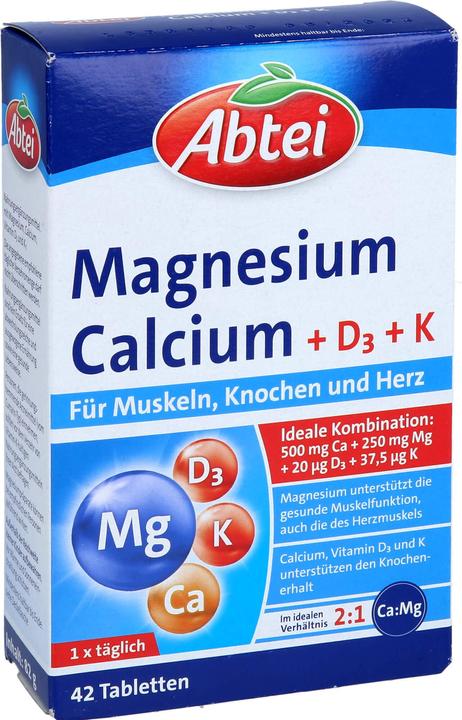 Actual product image Abtei MAGNESIUM CALC. +D+K (42 pcs., Pills)