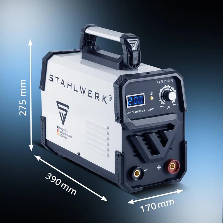 Actual product image Stahlwerk Welding machine ARC 200 ST IGBT fully equipped