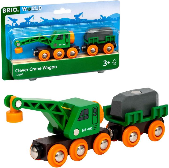 Produktbild Brio Kranwagen mit Anhänger
