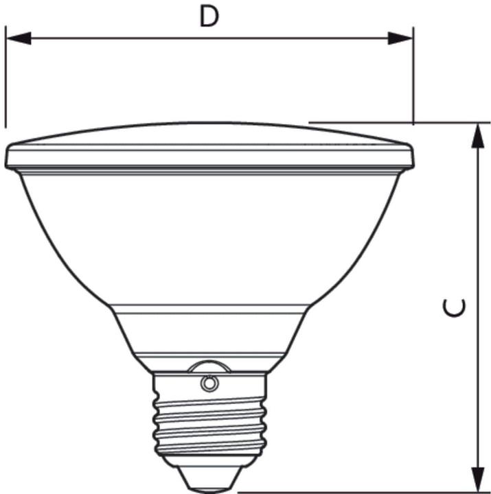 Actual product image Philips Professional LED reflector lamp (E27, 9.50 W, 760 lm, 1 x, F)