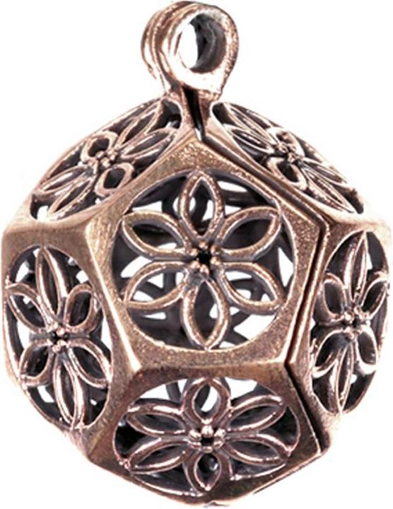 Immagine prodotto Star Piercing Ciondolo sfera in oro rosa con fiori (Rame, senza ottone)