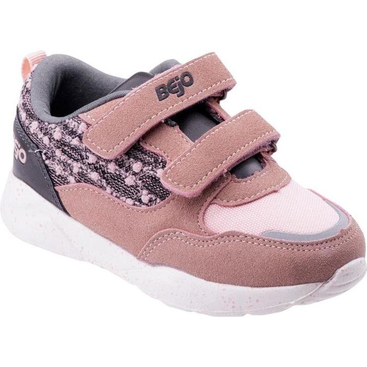 Bejo, Bambine, Sneaker, Dziecięce buty Kapis Kidsg 4675-pink/dark Grey pink/dark grey/reflective rozmiar 22, Pink, Grigio, (22)