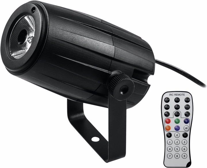 Produktbild Eurolite Set Spiegelkugel 20cm mit Motor + LED PST-5 QCL Spot sw (20 cm)