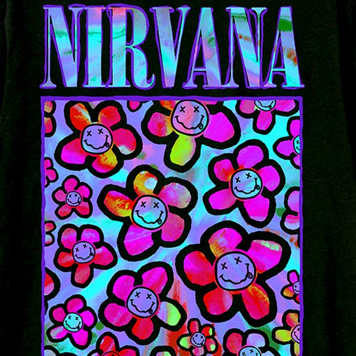 Immagine prodotto Amplified Neon Flowers Maglietta Nirvana Adulto Unisex (M)