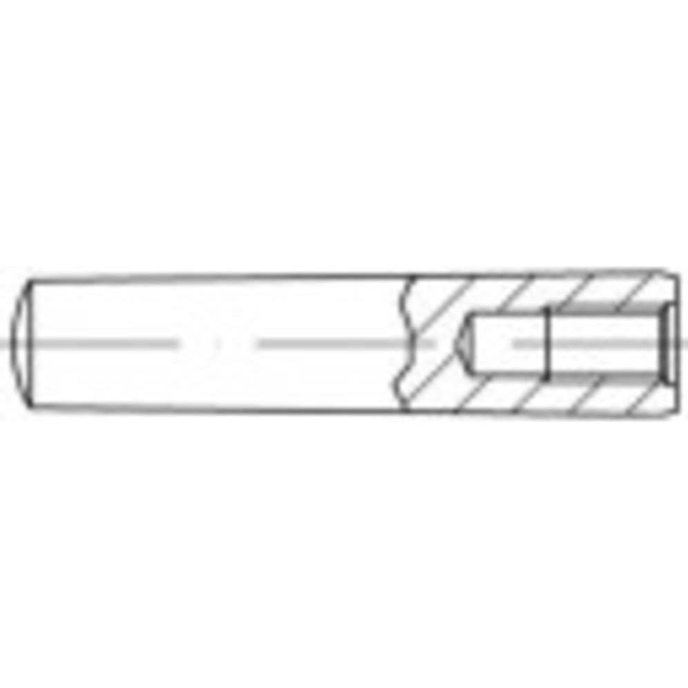 Toolcraft, Chiodi, TO-9979329 Kegelstift O x Stahl 5 St. (5 pz., 100 mm)