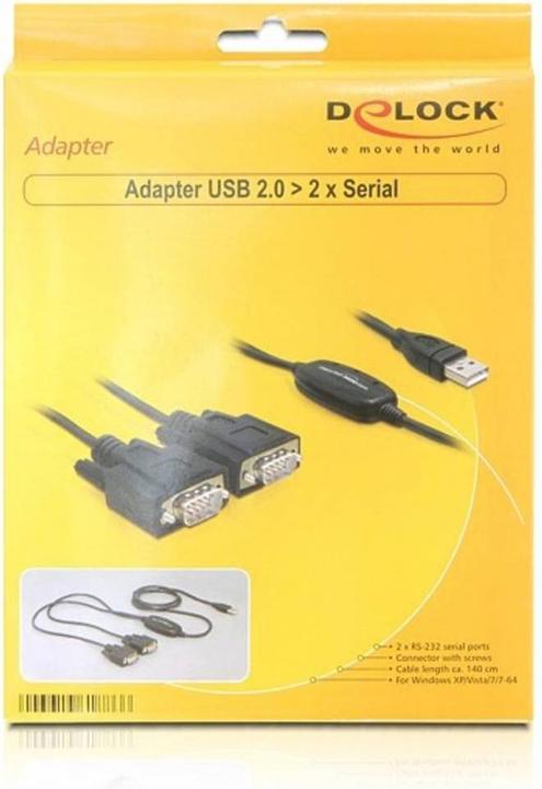 Immagine prodotto Delock Da USB 2.0 a (1.40 m, VGA)