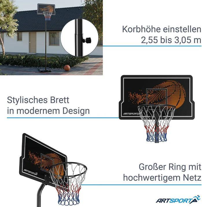 Image du produit Juskys Panier de basket-ball