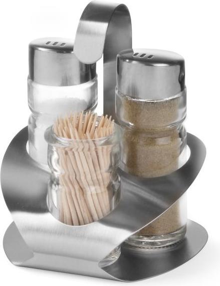 Hendi Cruet set of three Pepper, Salt