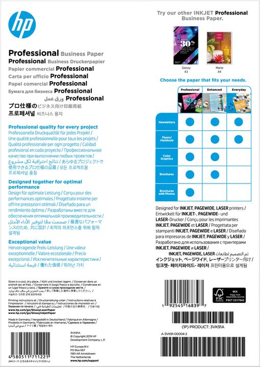 Energy Label HP Professional (A4, 150 Sheets, 180 g/m²)