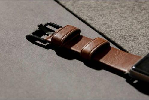 Produktbild Nomad Modern Connector Strap (44 mm, Edelstahl, Leder)
