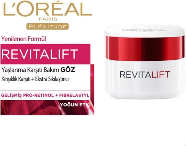 Immagine prodotto L'Oréal Paris Crema occhi Plenitude RevitaLift (Crema per la cura degli occhi, 15 ml, Giorno)