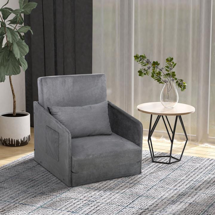 Image du produit Homcom Fauteuil-lit pliable