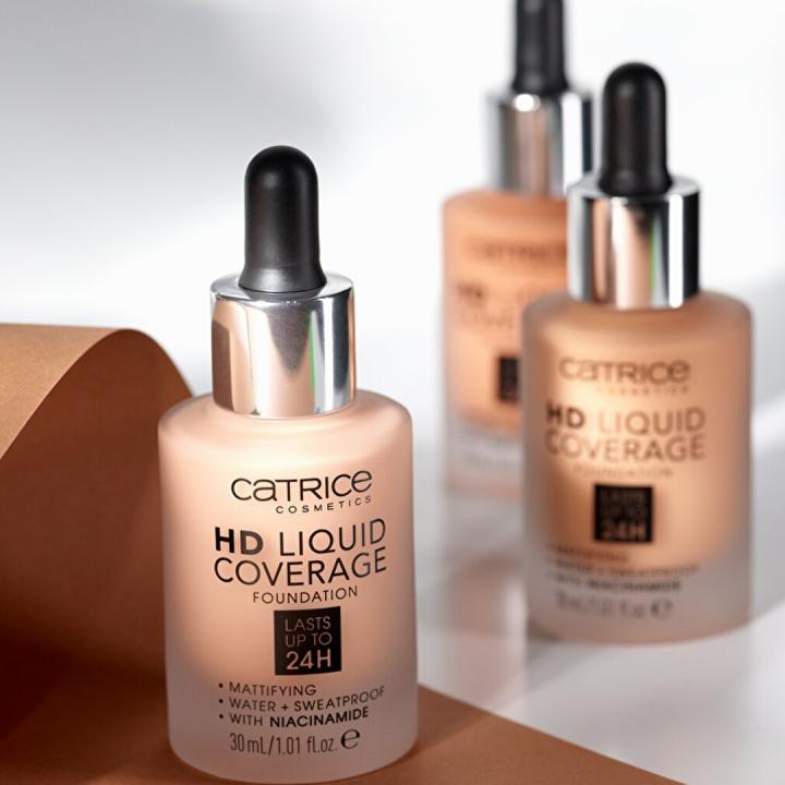 Actual product image Catrice Foundation HD Liquid Coverage 005 Ivory Beige (005 Ivory Beige)