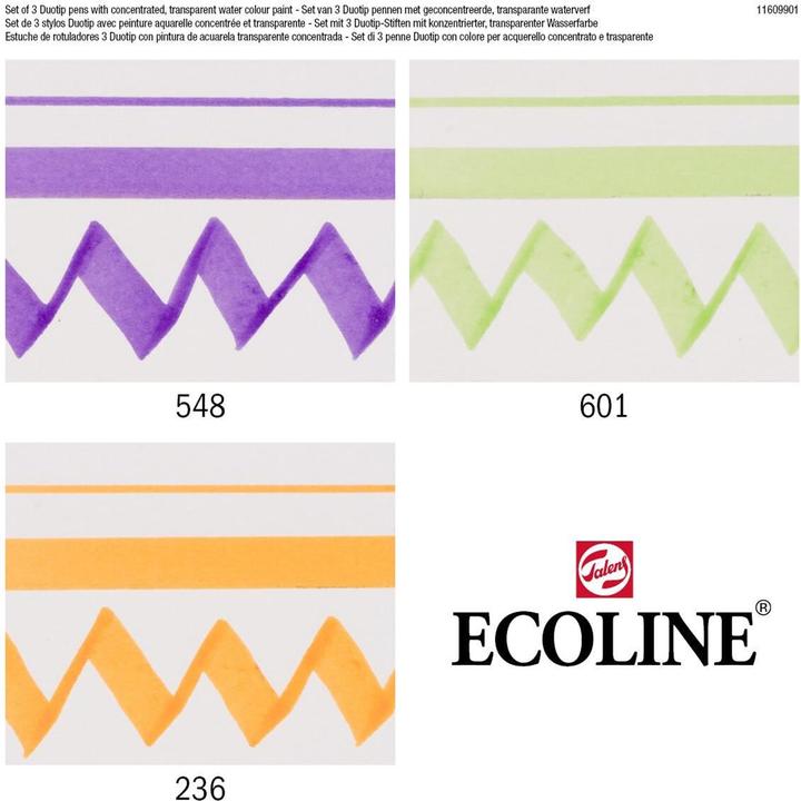 Produktbild Talens ECOLINE DUOTIP - Farbstifte Set (3x)