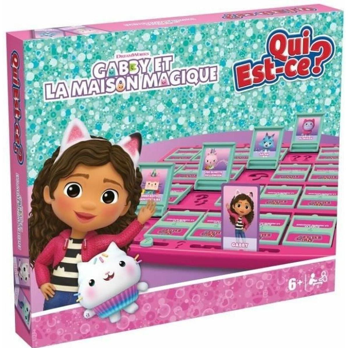 Winning Moves Tischspiel Who is it? Gabby and the Magic House - Gabby's Dollhouse Version (Francese)