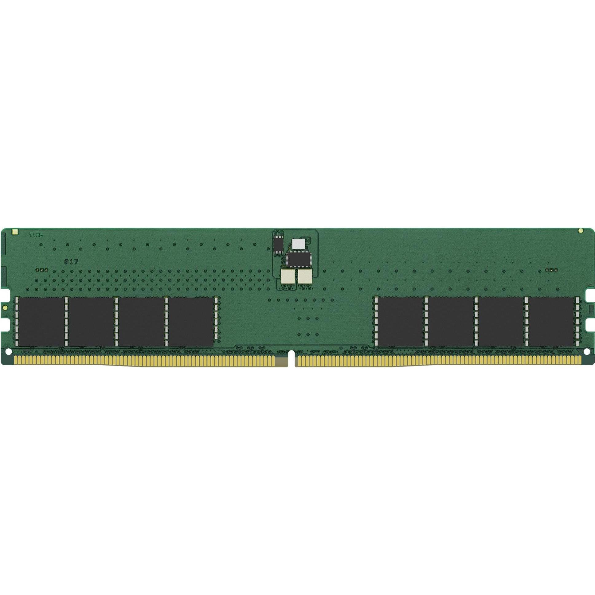 Kingston RAM D5 5200 32GB C42 (1 x 32GB, 5200 MHz, DDR5-RAM, DIMM), RAM, Grün