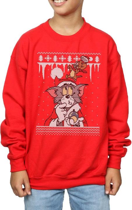 Produktbild Tom & Jerry Christmas Fair Isle Sweatshirt Jungen (140, 146)