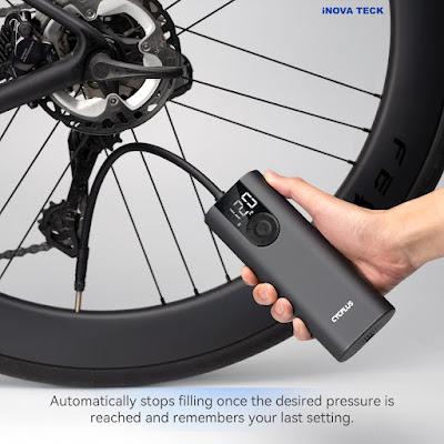 Actual product image Cycplus Air pump A8