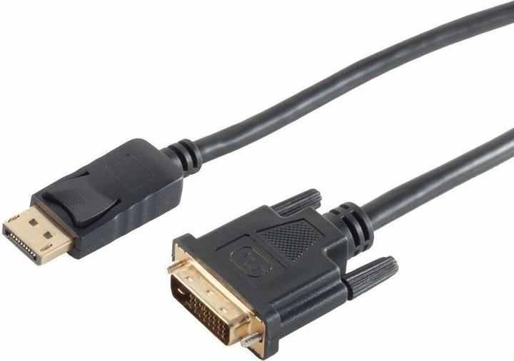 Shiverpeaks Kabel DisplayPort - DVI-D 2m schwarz (77492-1) (2 m, DisplayPort, 1.2)