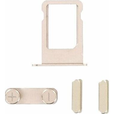 OEM Button Kit Lock Volume Powerkey für iPhone 5 (iPhone 5), Mobilgerät Ersatzteile, Gold