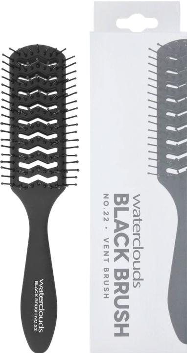Waterclouds Black Brush 22 Vent Bristle