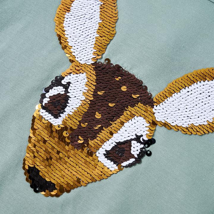 Produktbild VidaXL Kinder-Langarmshirt Minzgrün 104,Material: 95 % Baumwolle (104)