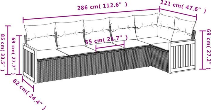 Produktbild vidaXL Charlee