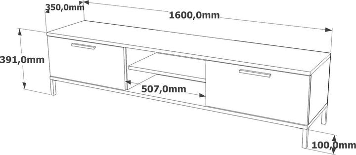 Actual product image Skye Decor Benedict (160 x 60 x 68 cm)