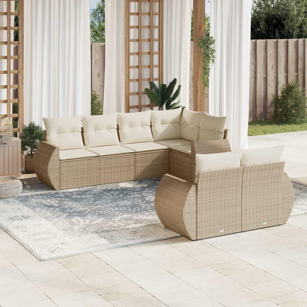 Thumbnail - VidaXL, Gartenlounge, 10-tlg. Garten-Lounge-Set mit Kissen