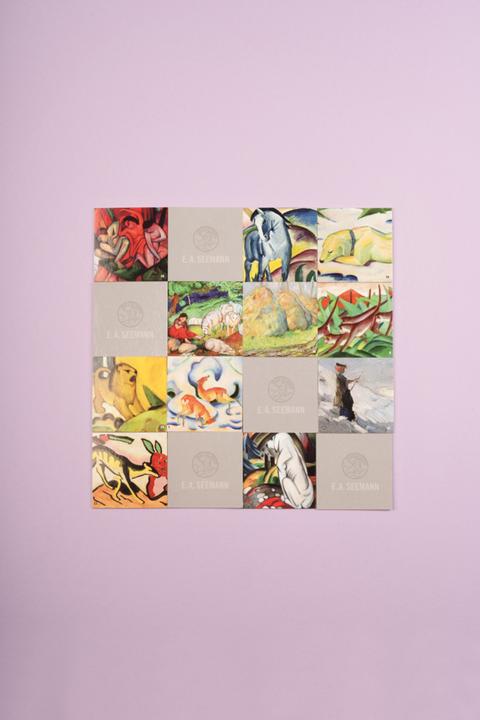 Actual product image Franz Marc. Memo (English, German)