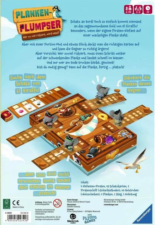 Produktbild Ravensburger Planken-Plumpser (Deutsch, 2 - 4 Spieler)